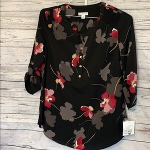 NWT.  Croft & Barrow blouse. 🌸